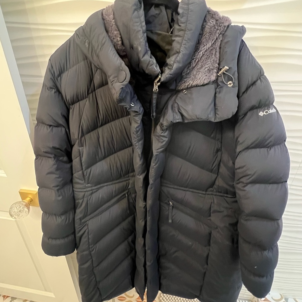 WOMENS PLUS 3X COLUMBIA PUFFER COAT WINTER COAT